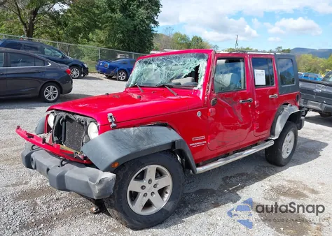 2010 Jeep Wrangler Unlimited Sport from USA, damaged, VIN 1J4BA3H15AL185855
